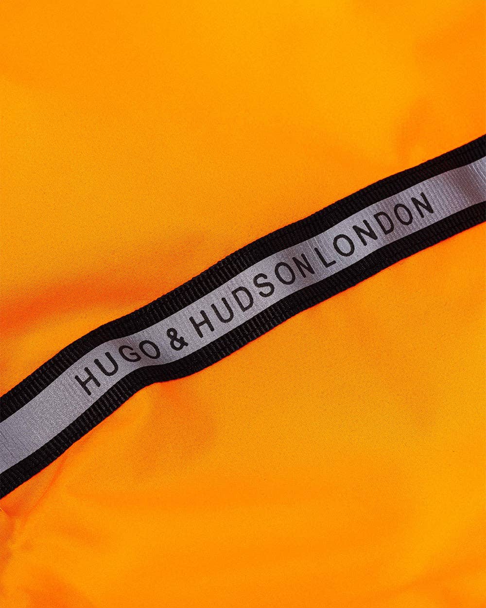 Hugo&Hudson Reflective Hooded Dog Overalls - Neon Orange