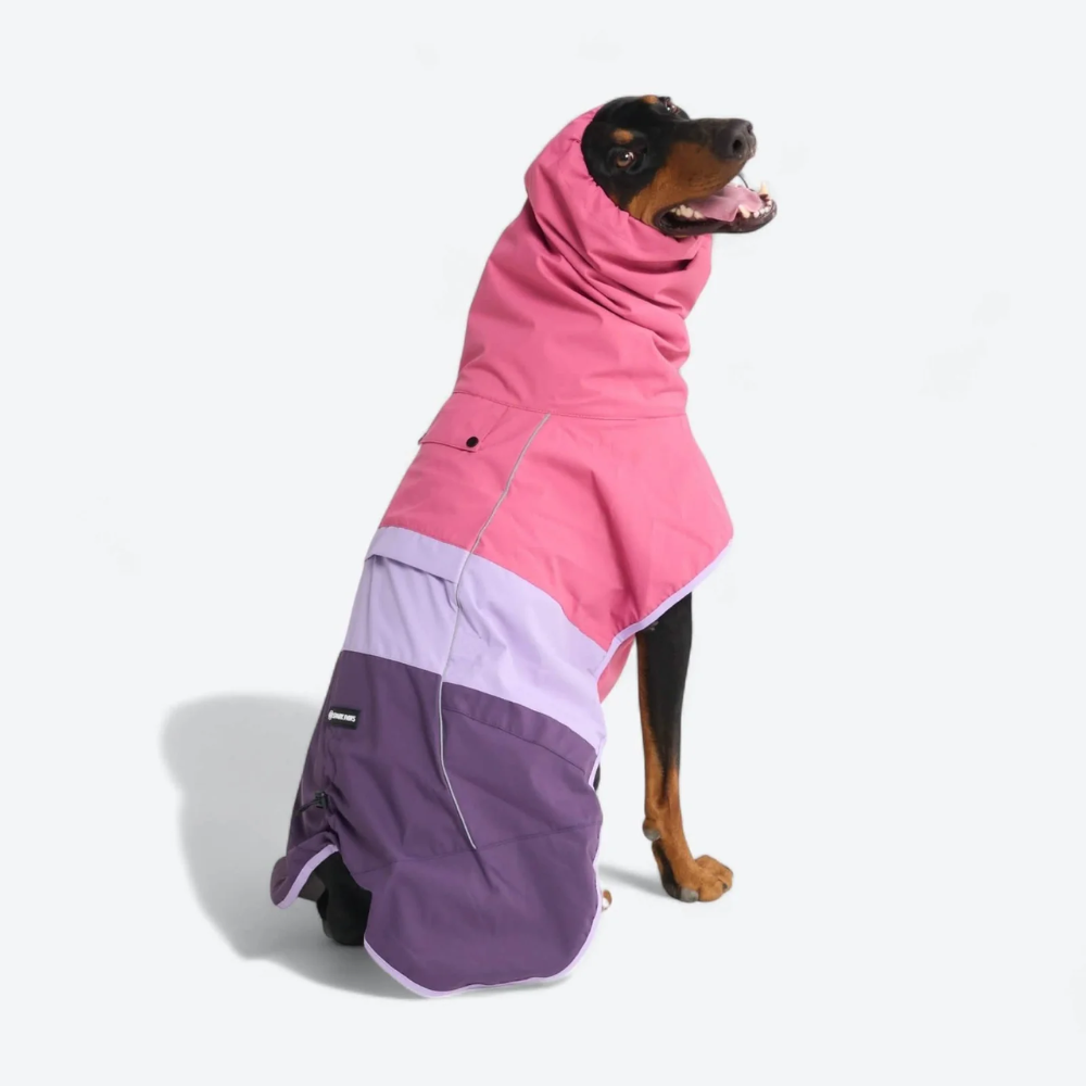 Spark Paws Breatheshield™ Dog Raincoat - Pink Lilac Purple