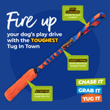 Bright Fauxtastic | Dog Tug Toy | Tug-E-Nuff