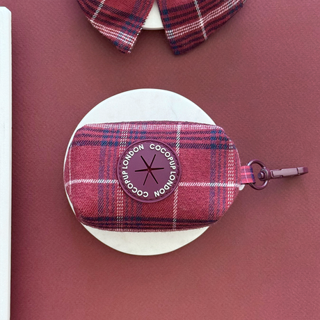 Cocopup Mulberry Plaid Poop Bag Holder