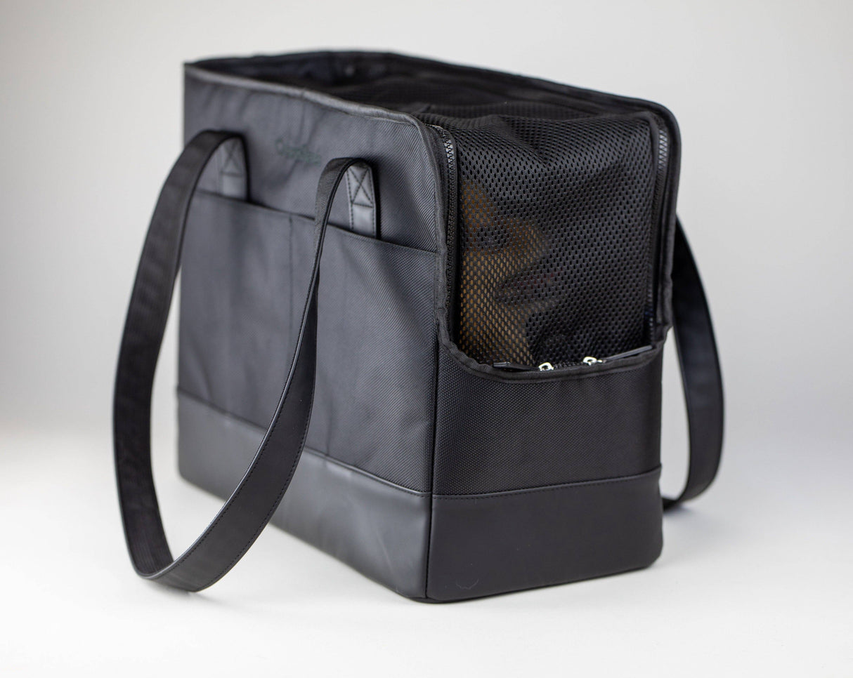 Oskar&Friends All-Black Pet Tote bag