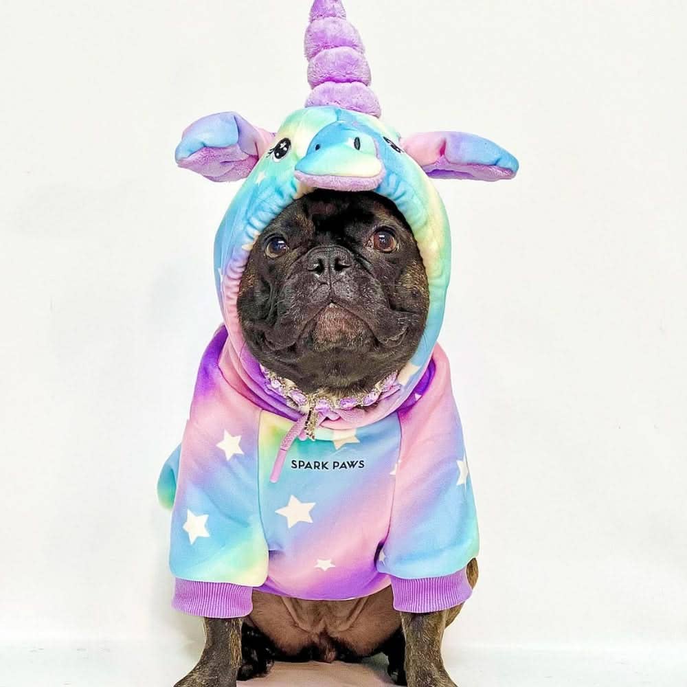 Spark Paws Halloween Dog Hoodie - Unicorn