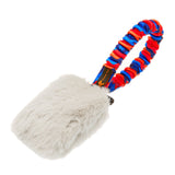 Tug-E-Nuff Faux Fur Pocket Bungee Squeaker