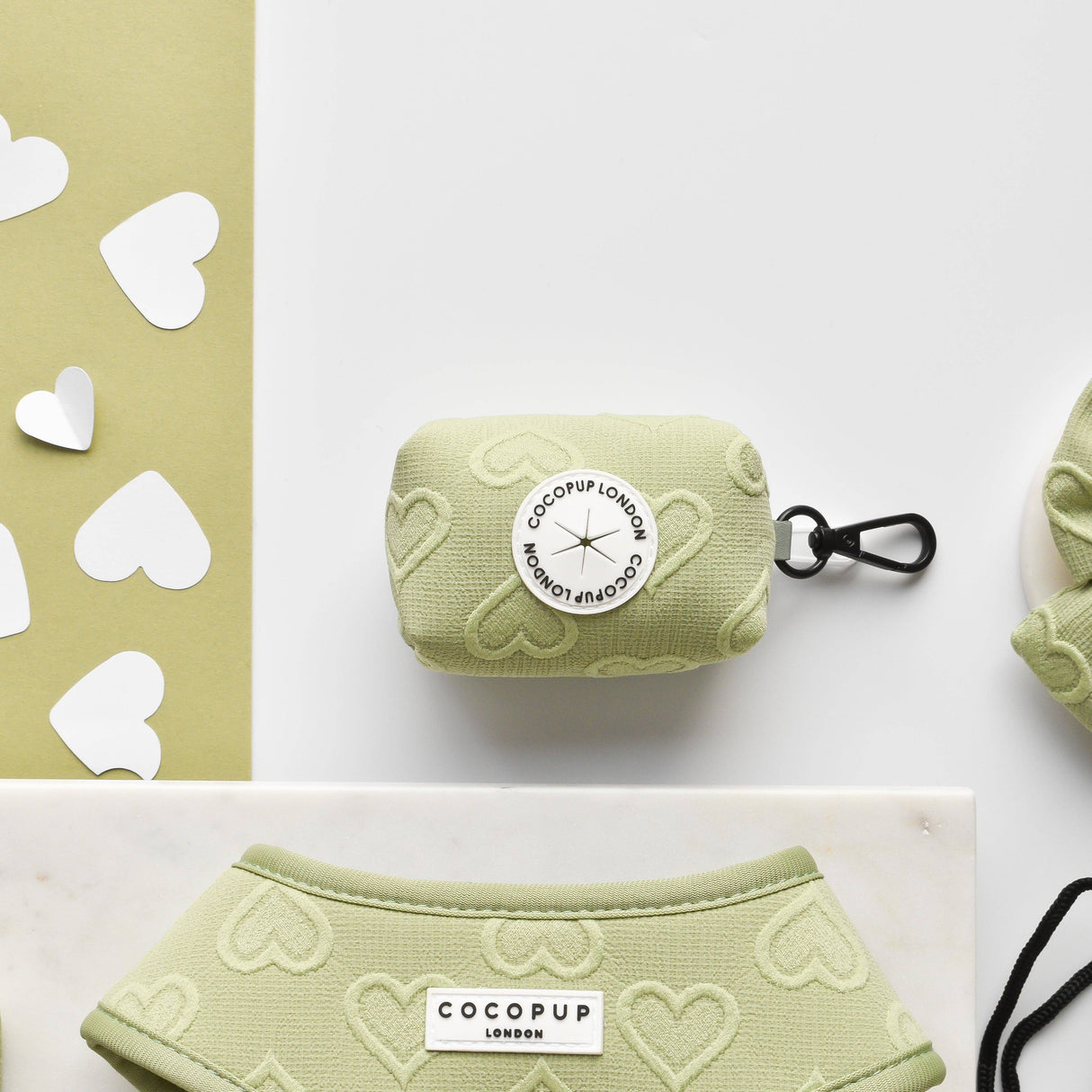 Cocopup Luxe Poop Bag Holder - Sage Heart