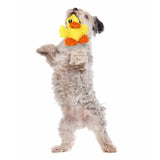 Mighty Jr Microfiber Ball Duck, Durable, Squeaky Dog Toy