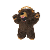 Mighty Jr Angry Animals Bear, Plush, Squeaky Dog Toy