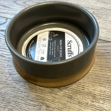 Scruffs Scandi Non Tip Bowl Grey