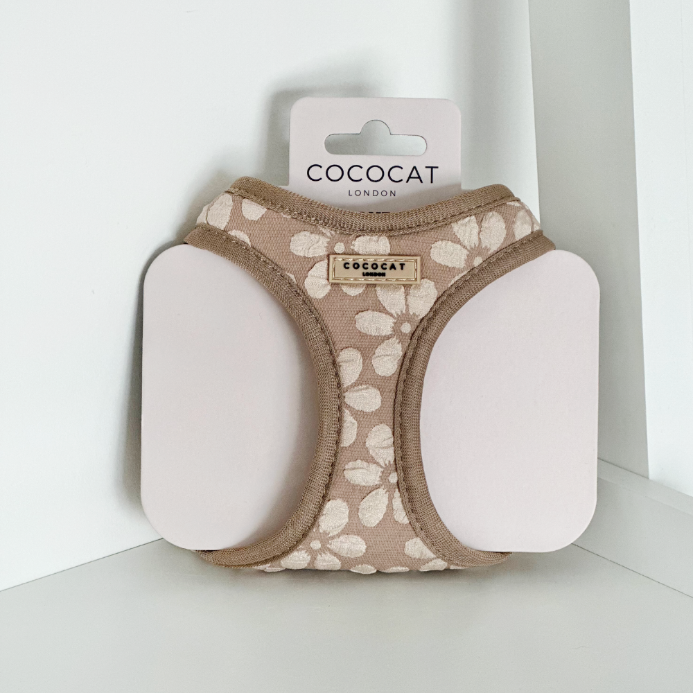 Cocopup Cat Harness - Mocha Flower