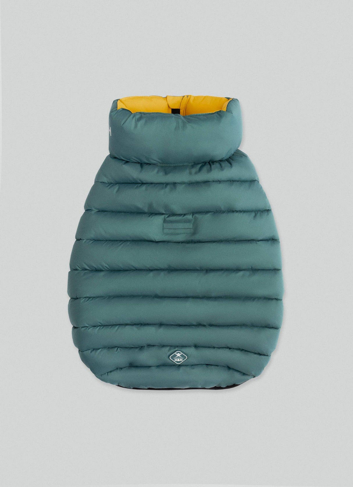 Hugo&Hudson Hackett x Hugo Hudson Dog Puffer Jacket, Forest Green & Gold