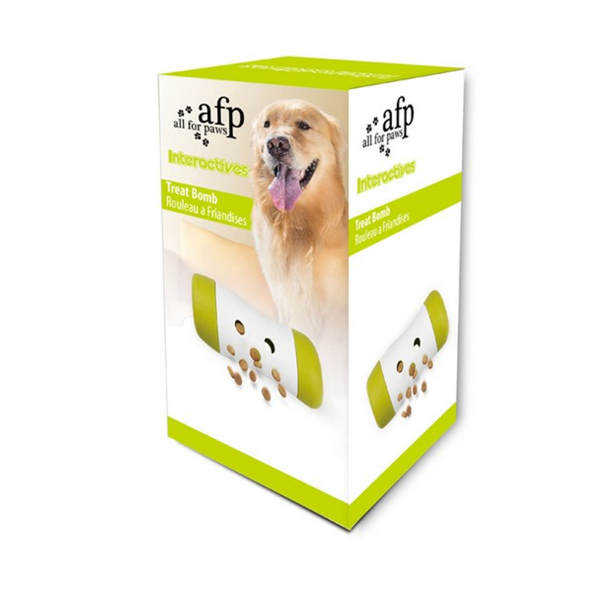 All For Paws Interactives Treat Frenzy Roll Dog Enrichment Toy