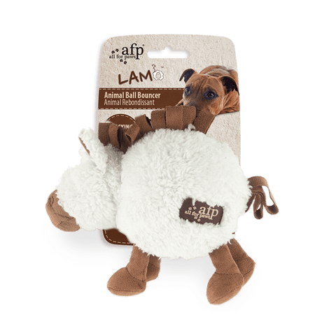 All For Paws Lamb Cuddle Animal Ball Bouncer
