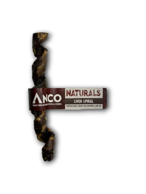Anco Naturals Liver Spiral Dog Chew
