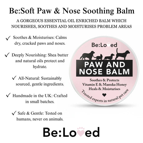 BeLoved Be Soft Pet Paw & Nose Balm - 60g