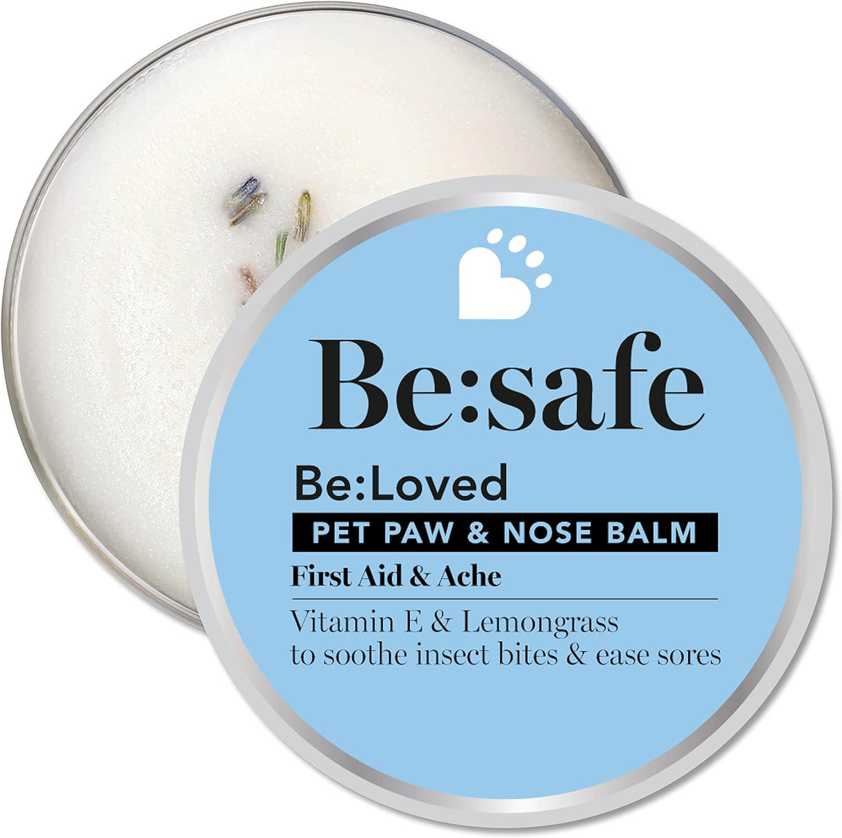 Be Loved Be Safe Pet Paw Balm First Aid and Ache