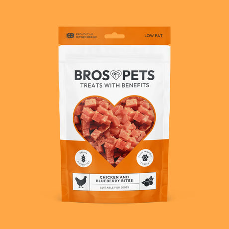 Bros Pets Chicken with Blueberry Bites 100g