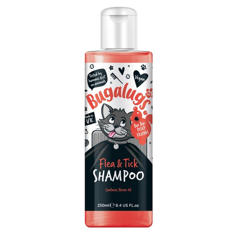 Bugalugs Cat Flea & Tick Shampoo 250ml