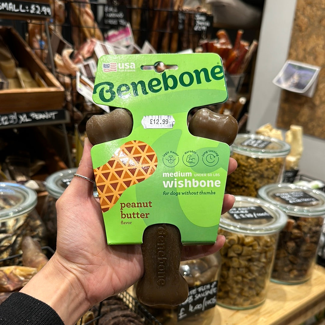 Benebone Wishbone Peanut Butter Medium