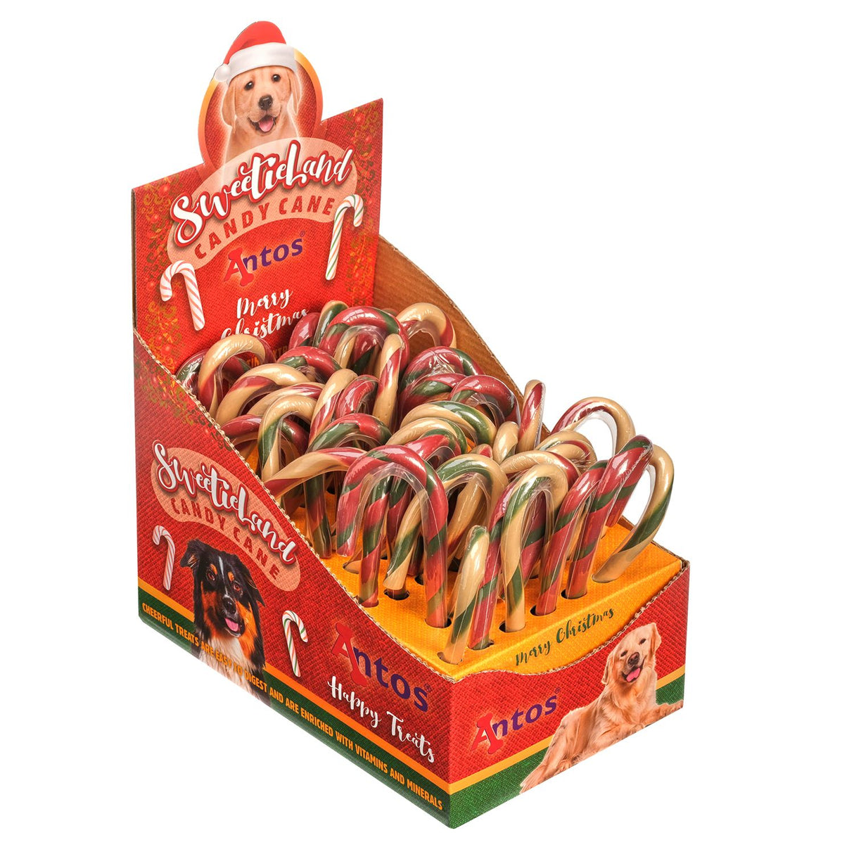 Christmas 'Candy Cane' All Natural Dog Dental Chew