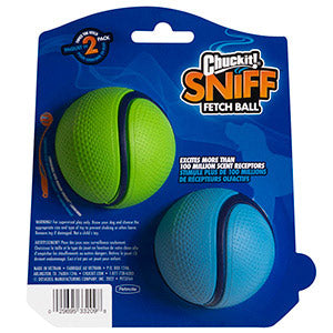 Chuckit! Sniff Fetch Balls Duo Medium 2 Pack