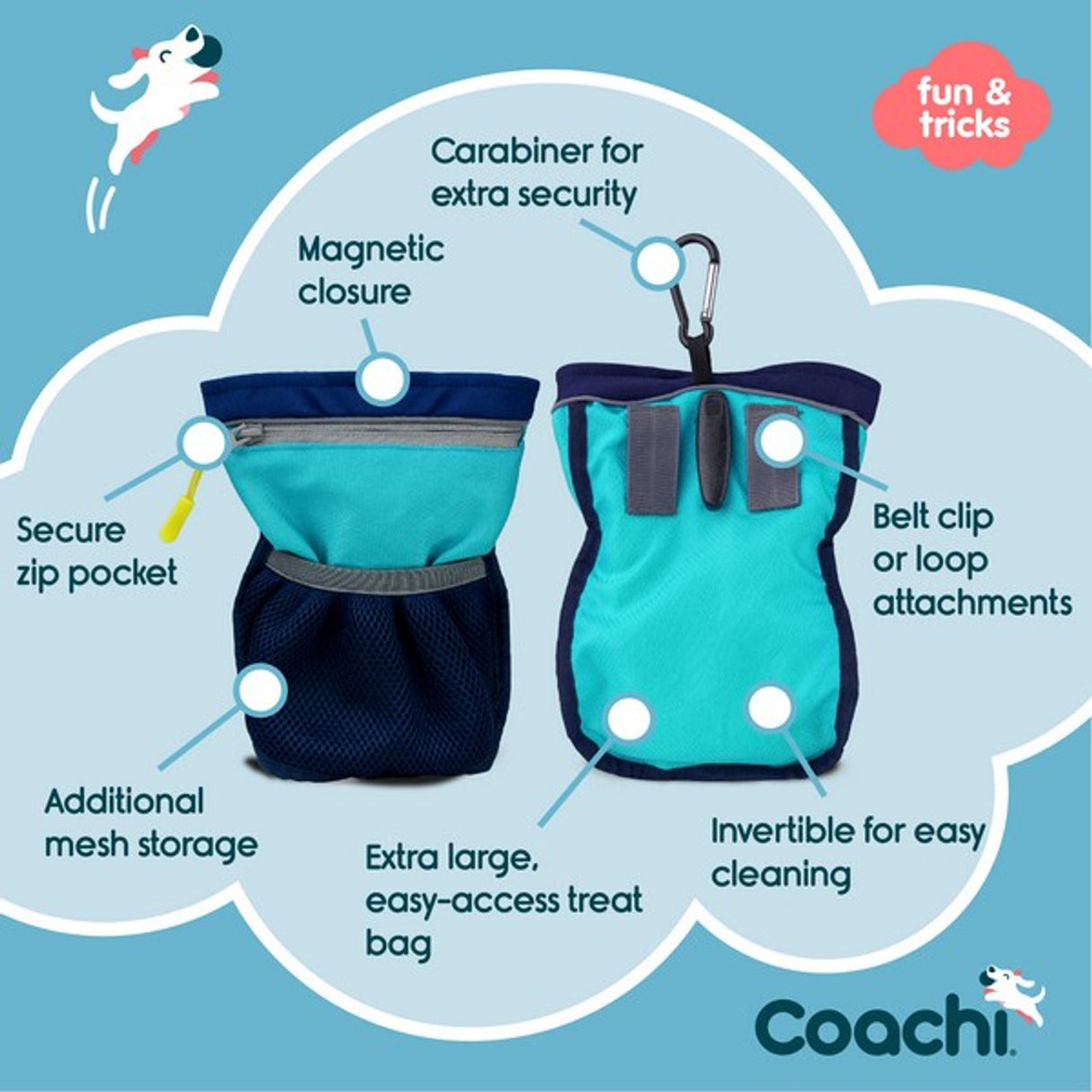 CoA Coachi Pro Train & Treat Bag