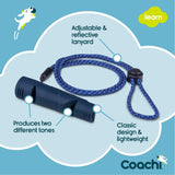 CoA Coachi Two-Tone Whistle Navy