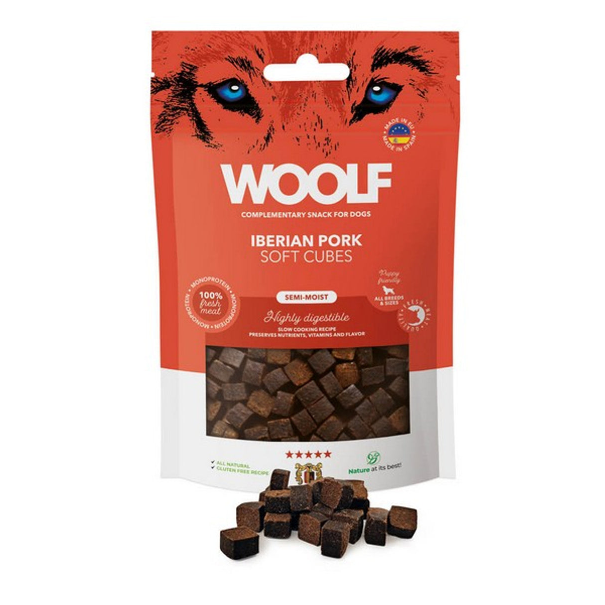 CoA Woolf Soft Cubes - Iberian Pork 100g