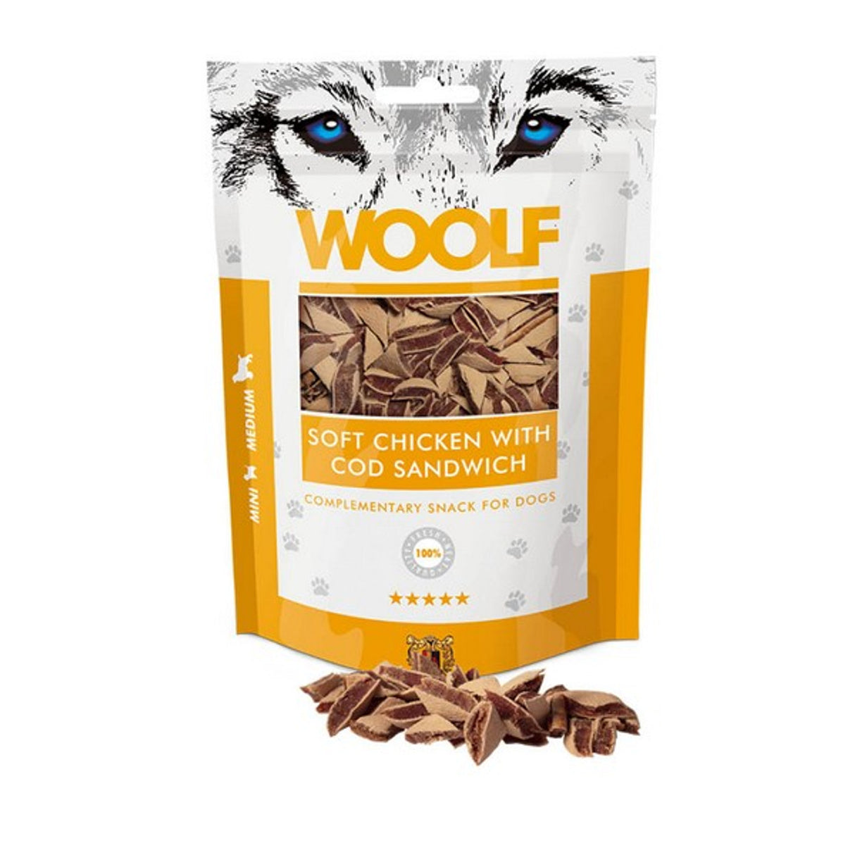 CoA Woolf Soft Sandwich of Chicken & Cod 100g