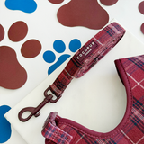 Cocopup Mulberry Plaid Lead