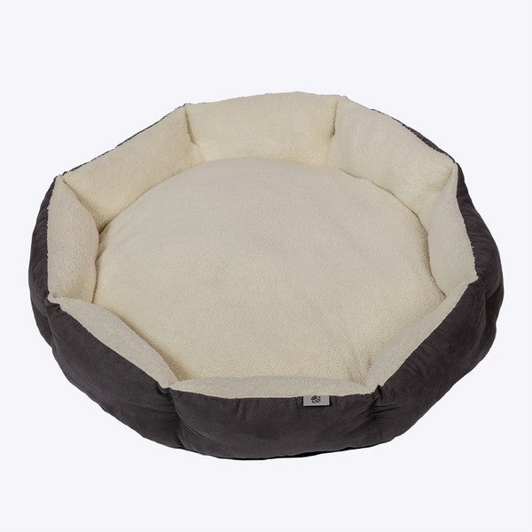 Danish Essentials Quilted Bed Charcoal Medium 60cm