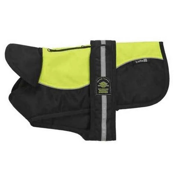 Animate Hi Viz Black Padded Underbelly Harness Coat