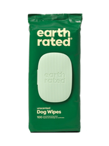 Earth Rated Pet Grooming 100 Dog Wipes Lavender Scented