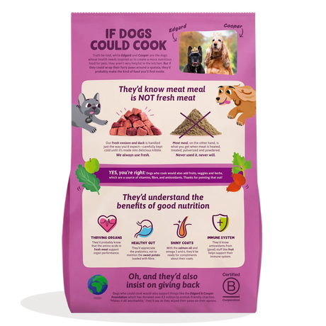 Edgard & Cooper Dry food for Dogs Venison & Duck 2.5kg