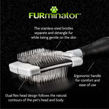 FURminator Slicker Brush Firm For Dogs And Cats