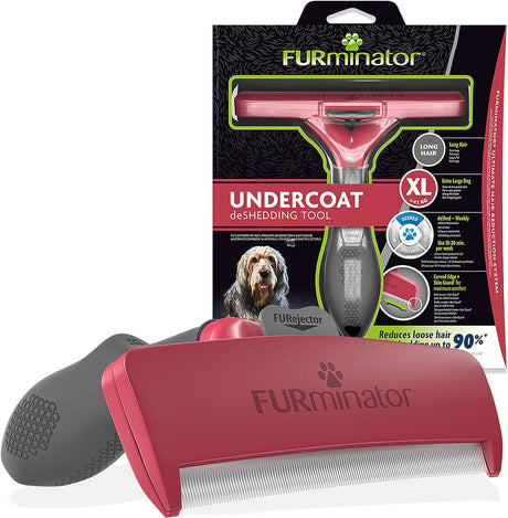 FURminator Undercoat Deshedding Tool Long Hair Dog