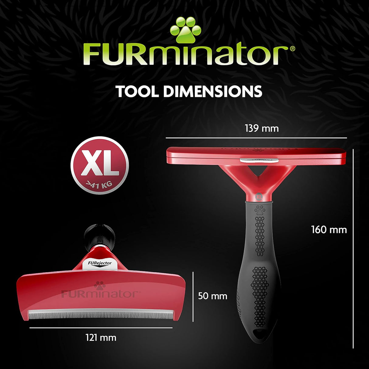 FURminator Undercoat Deshedding Tool Long Hair Dog