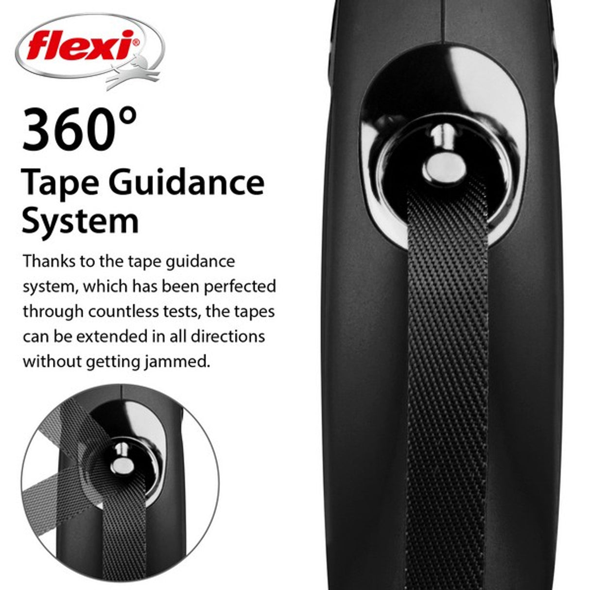 Flexi New Classic M Tape 5m Black