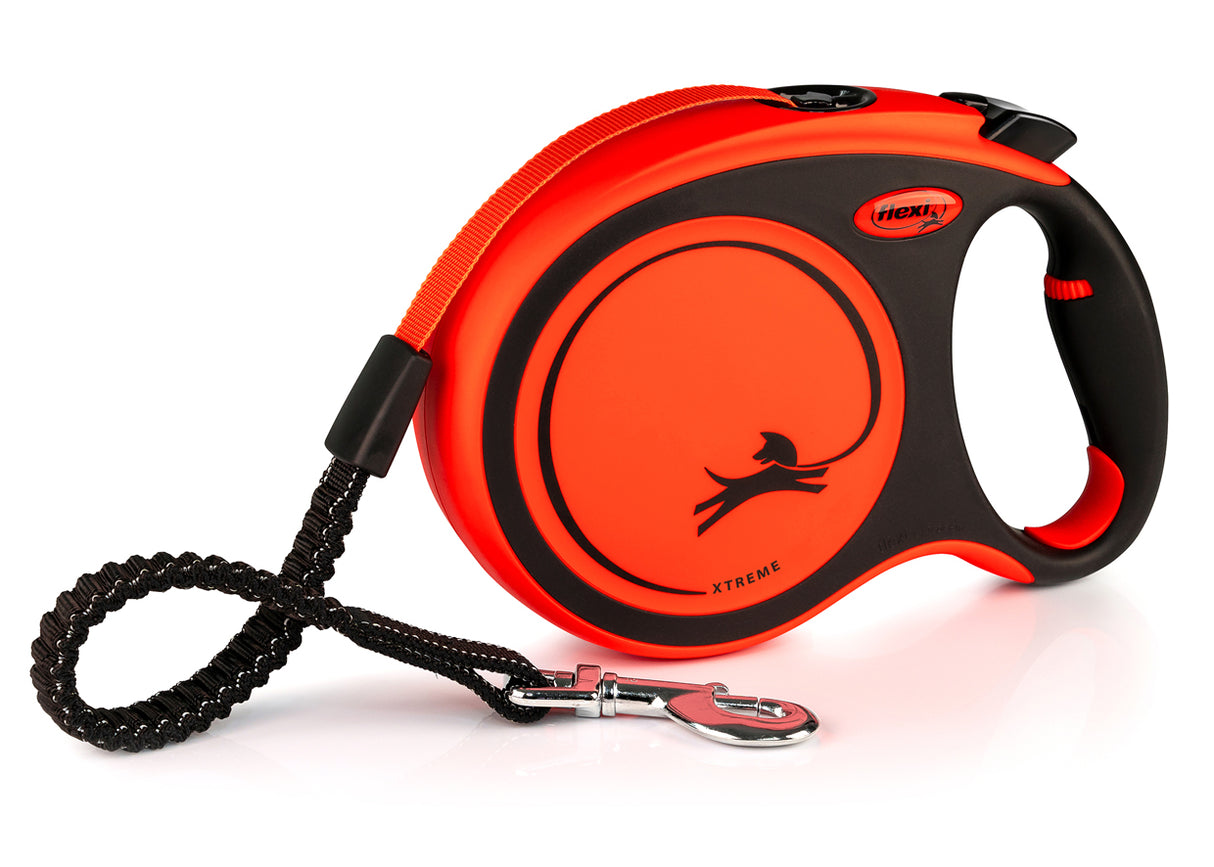 Flexi Xtreme L 8m Tape Orange Dog Lead