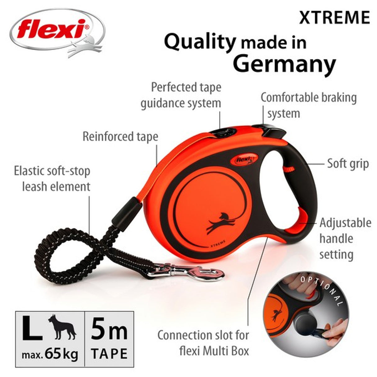 Flexi Xtreme Tape 5m Orange