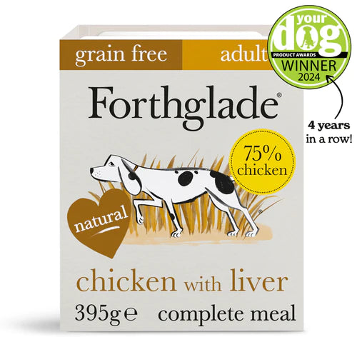 Forthglade Complete Adult Chicken with Liver Grain Free 395g