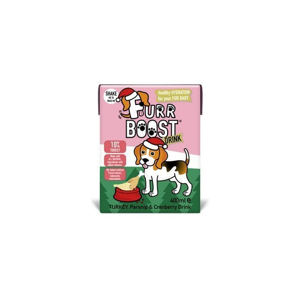 Furr Boost, Turkey, Parsnip and Cranberry Dog Drink 400ml