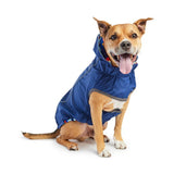 GF Pet Elasto-Fit Reversible Raincoat Navy Retro