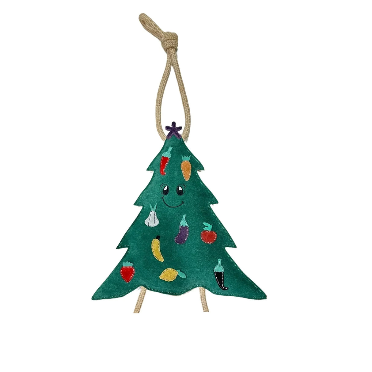 Green&WIlds Carol the Christmas Tree, Eco Dog Toy