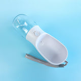 Green Waves Dog Water Bottle With Carbon Filter