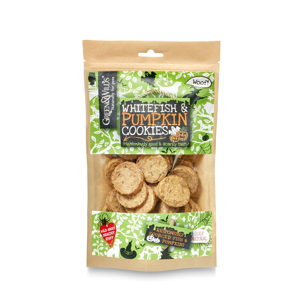 Green&Wilds Whitefish and Pumpking Cookies 150g