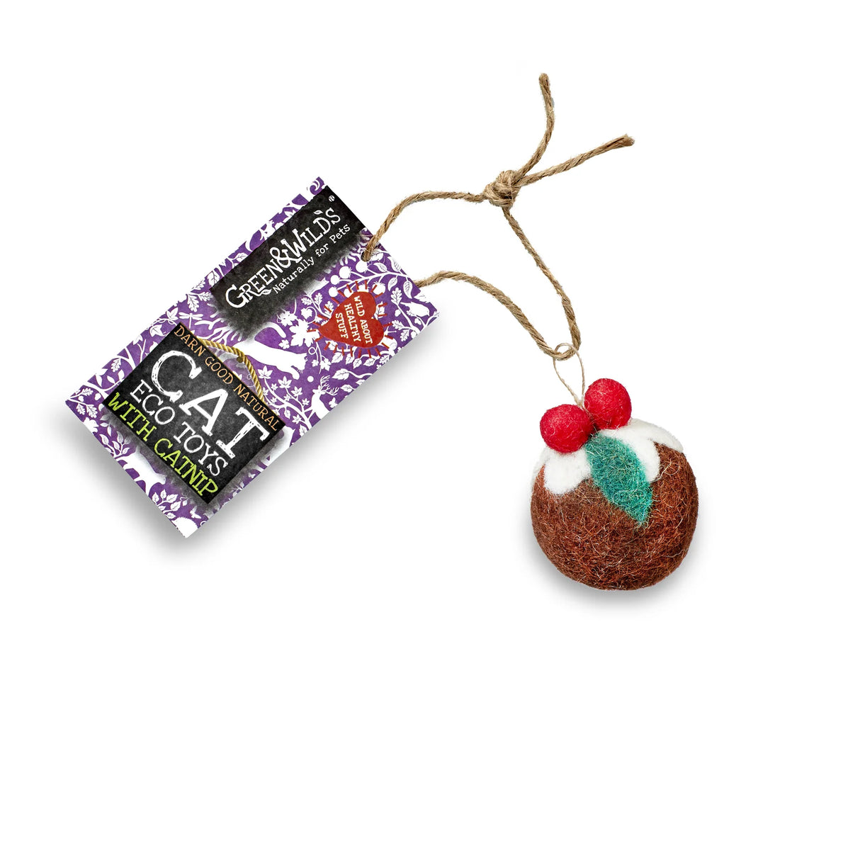 Green&Wilds Figgy - Eco Cat Toy with Catnip
