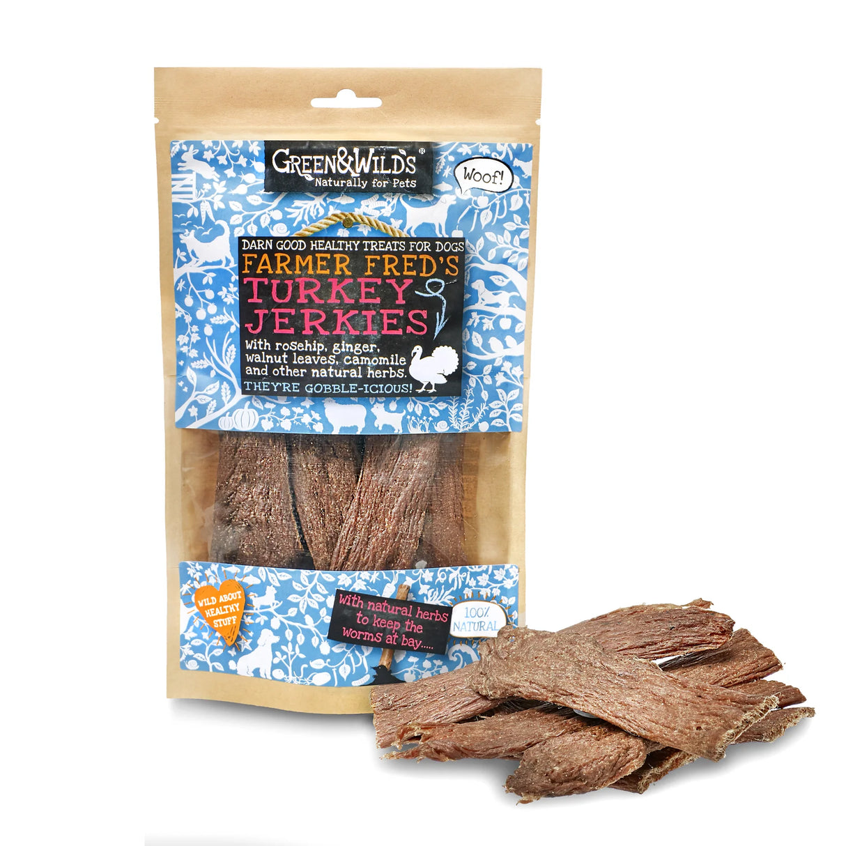 Green&Wilds Turkey Jerkies 100g