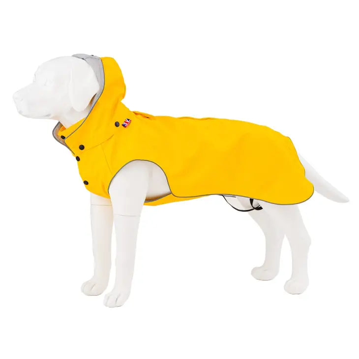 Hugo&Hudson All-weather Waterproof Dog Raincoat - Yellow