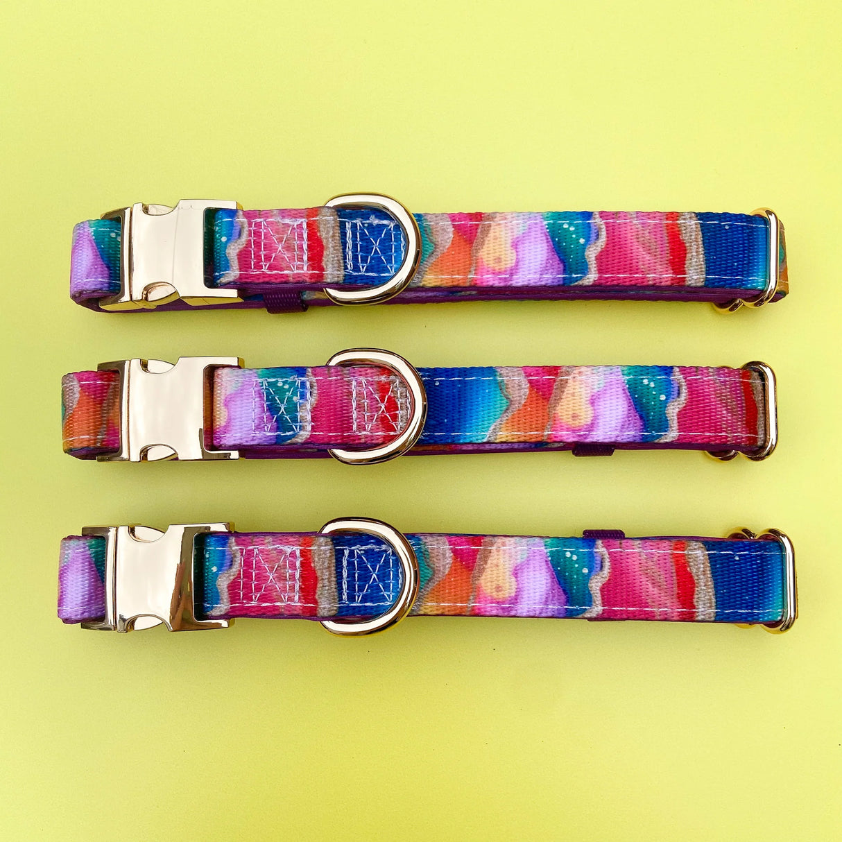 WAPC Rainbow Agate Deluxe Collar