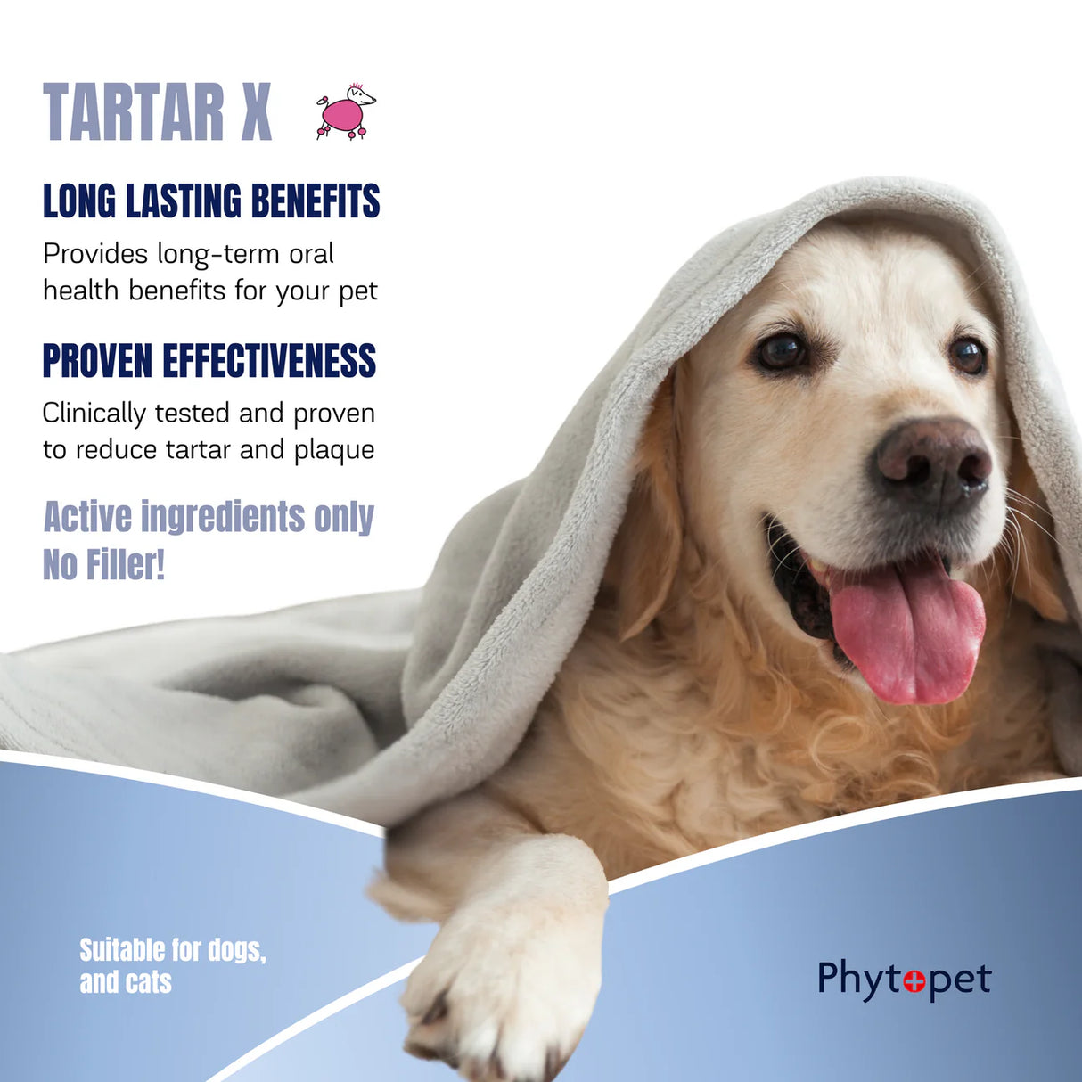 Phytopet Tartar-X Tartar Control and Breath Freshner 100g