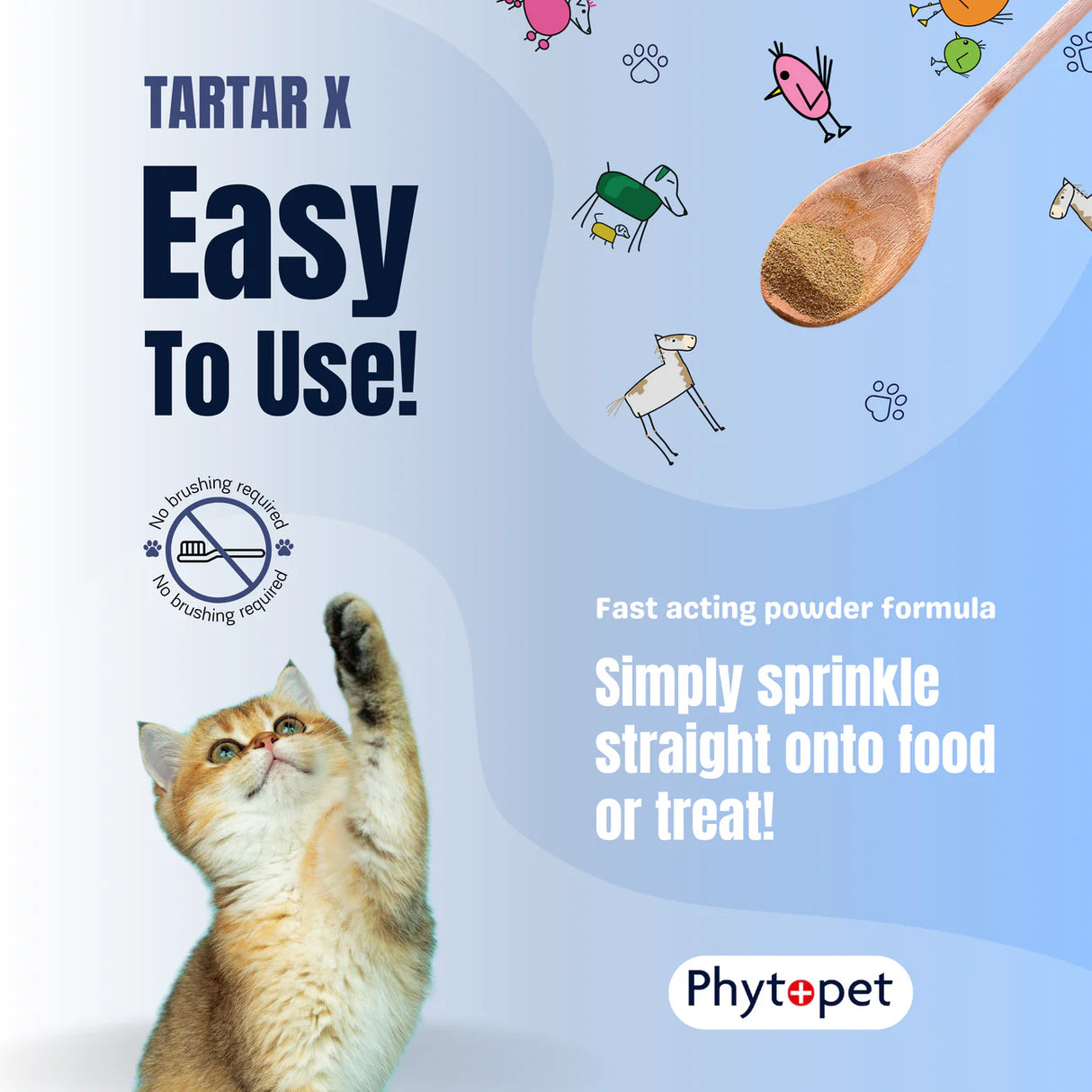 Phytopet Tartar-X Tartar Control and Breath Freshner 100g